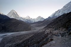 12 Trail To Lobuche With Pumori, Lingtren, Khumbutse